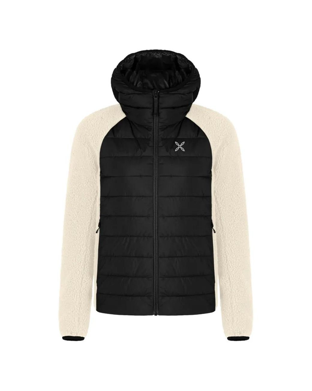 Montura Black Quilted Fleece-Texture Jacket