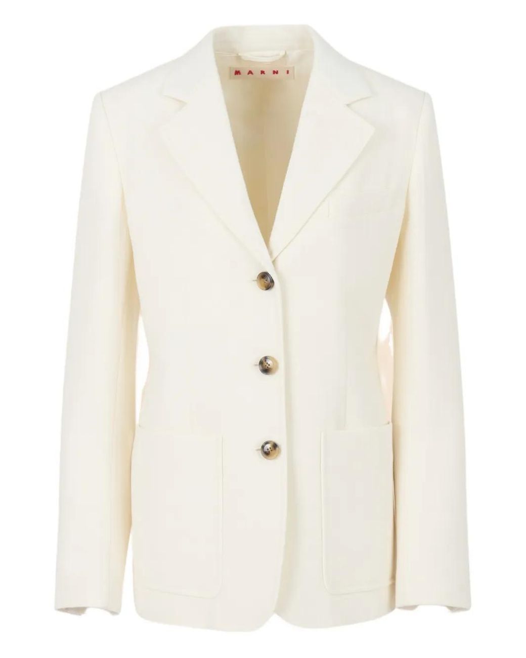 Marni Natural Wollkreppjacke