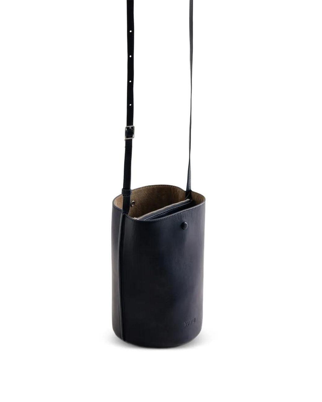 Yu Mei Blue Phoebe Bucket Bag