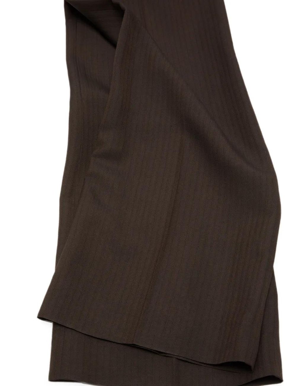 Acne Black Tailored Herringbone Trousers for men