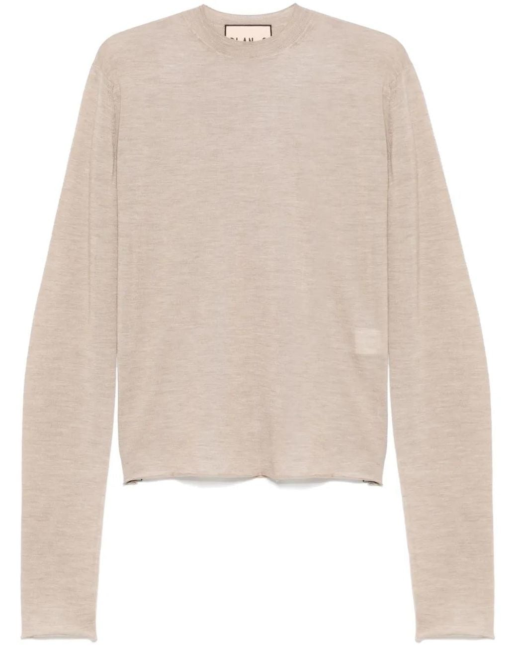 Pull En Cachemire Plan C en coloris Natural