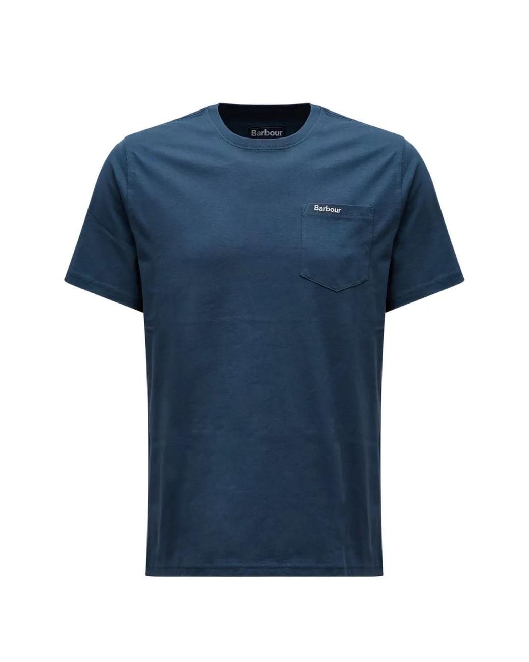 Barbour Blue Langdon Pocket T-Shirt for men