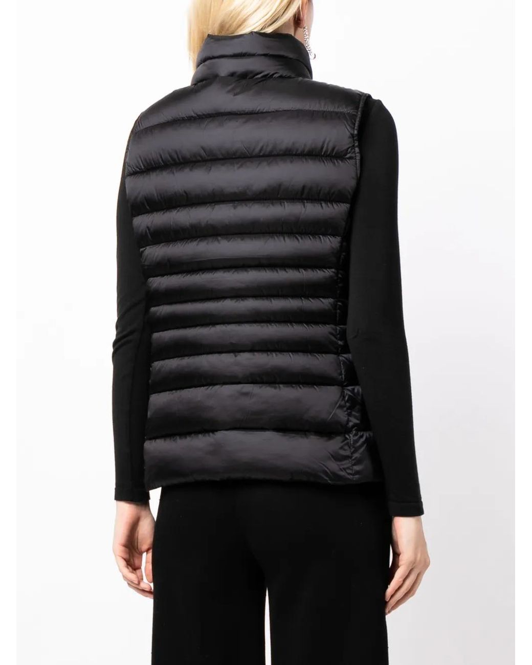 Save The Duck Black Lynn Quilted Vest