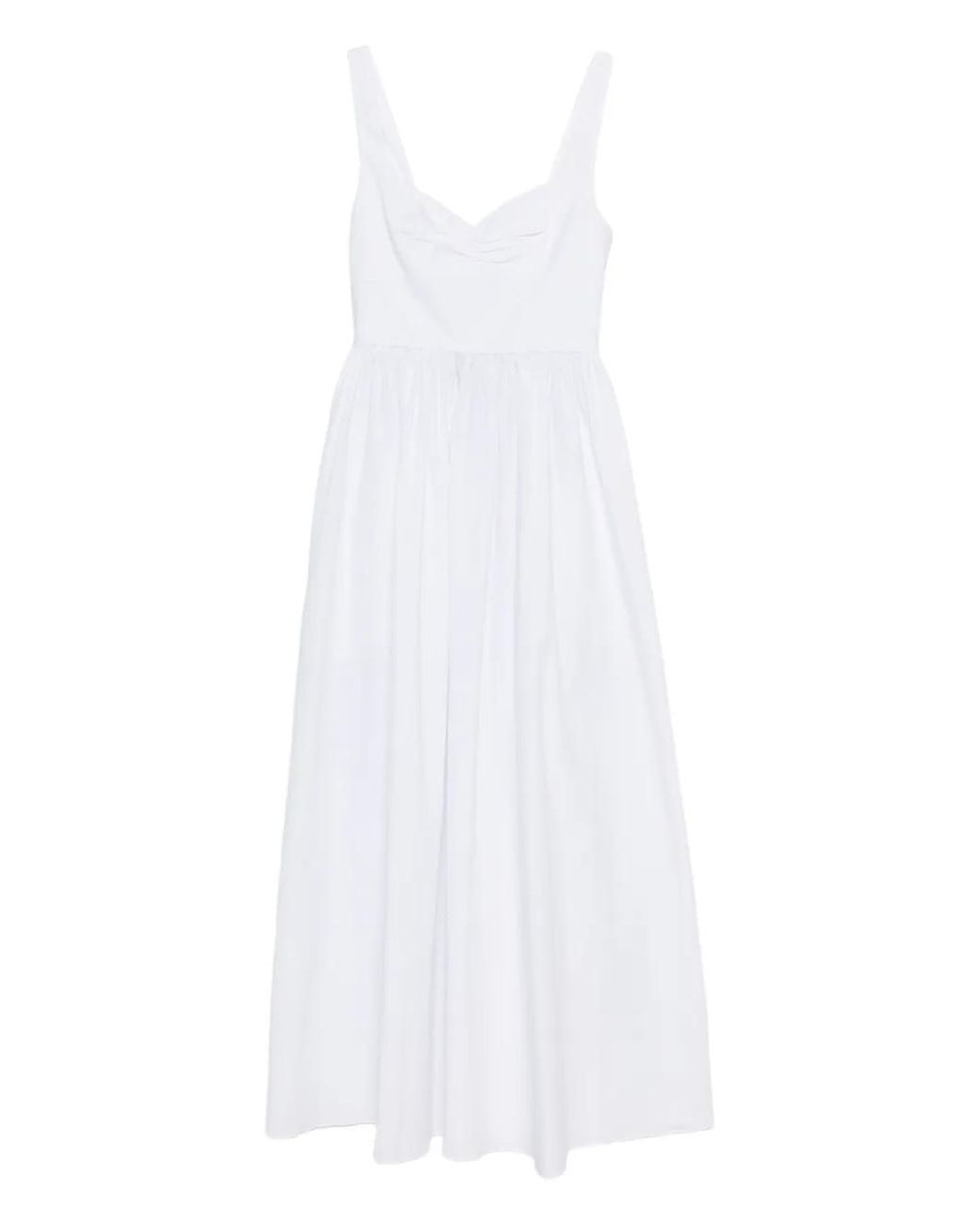 Matteau White Bralette Midi Dress