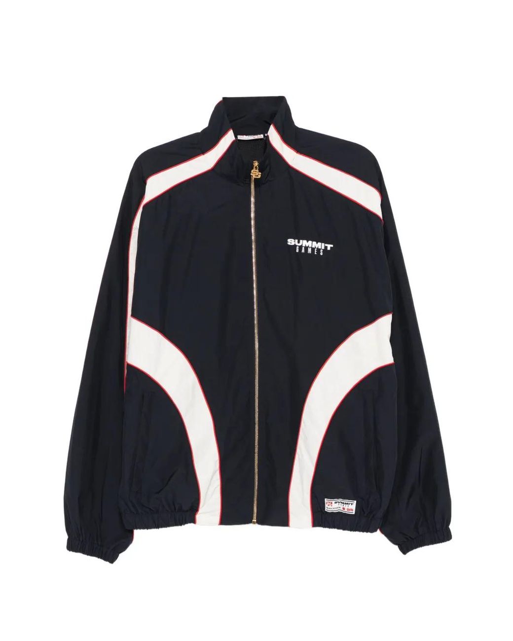 SUMMER GAMES Black Panelled Jacket for men