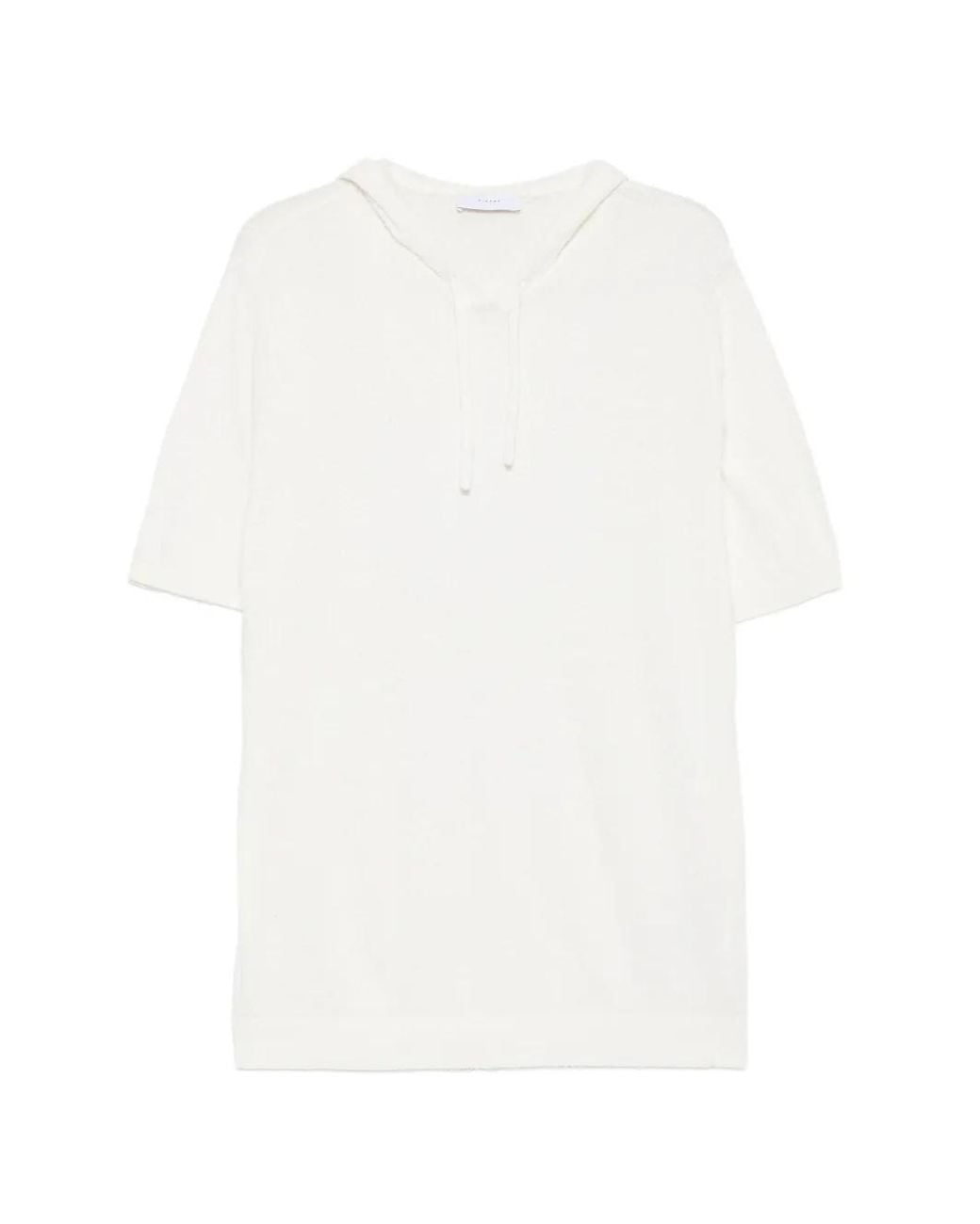 Diktat White T-Shirt À Capuche for men