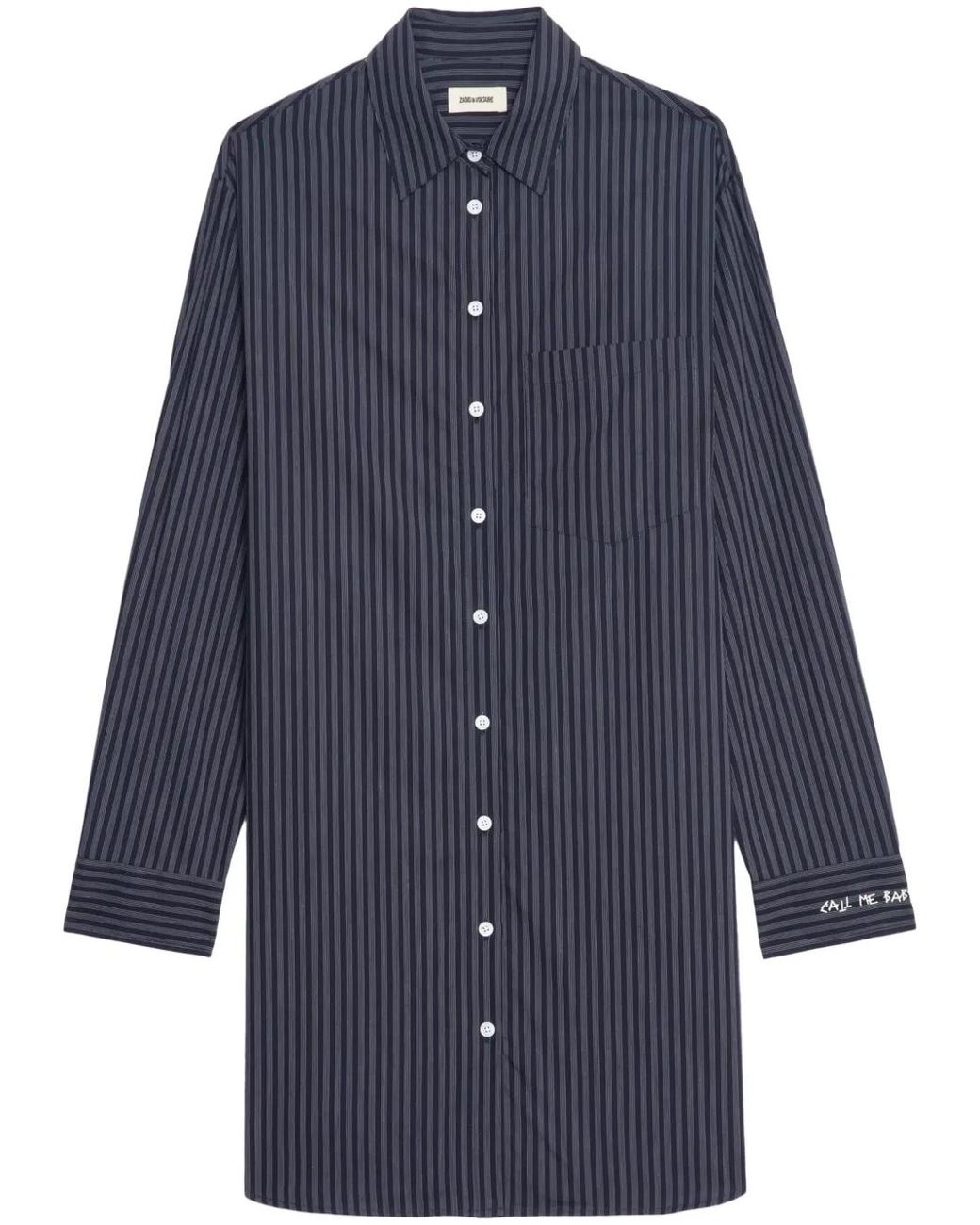 Zadig & Voltaire Blue Rorning Pop Mini Dress