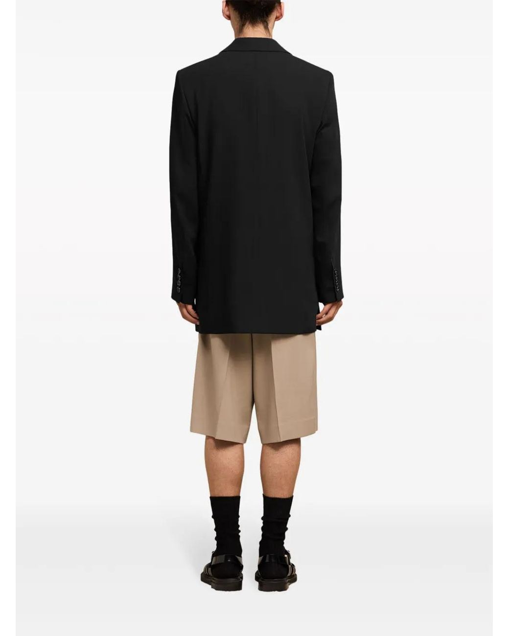 AMI Black Oversize Jacket for men