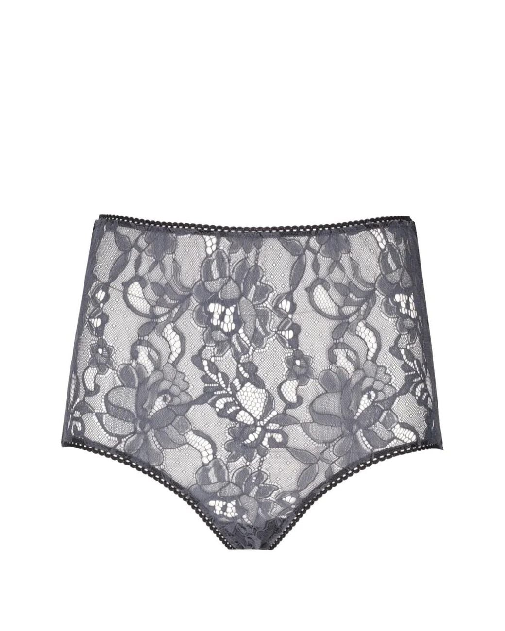 Laura Urbinati White Floral-Lace Culottes