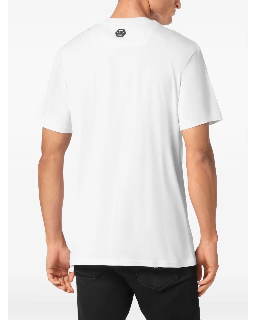 Philipp Plein White Racing Club T-Shirt for men