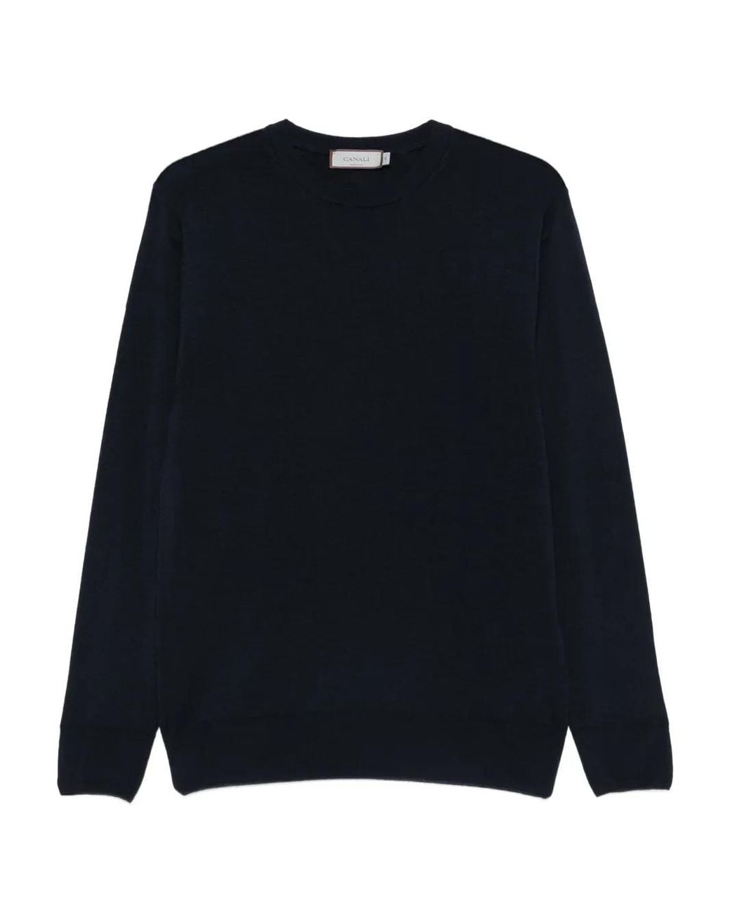 Pull À Col Rond Canali pour homme en coloris Blue