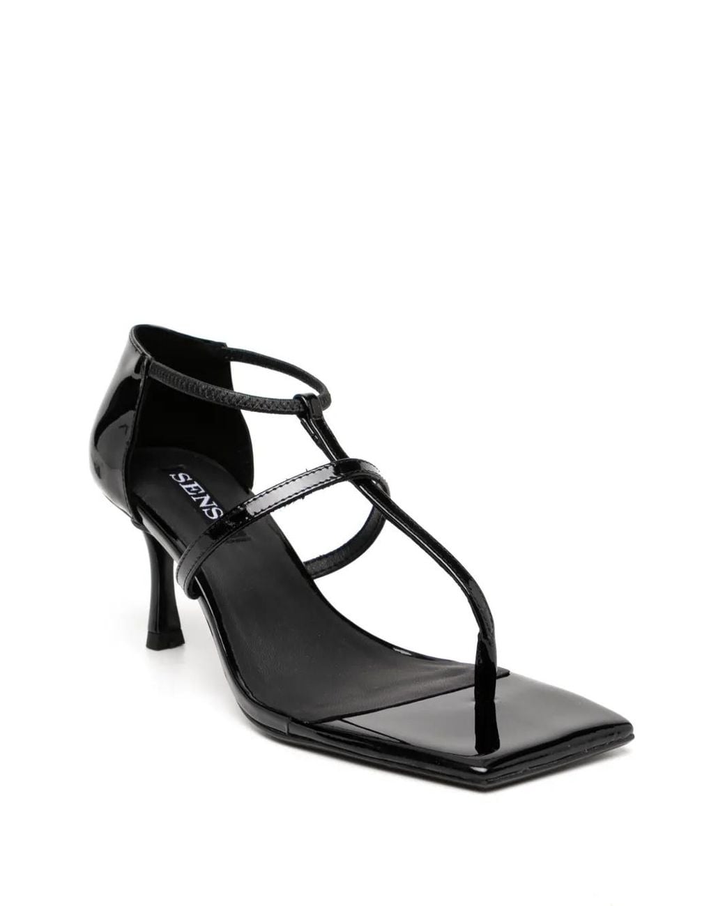 Senso Black Ebbie Heeled Sandals