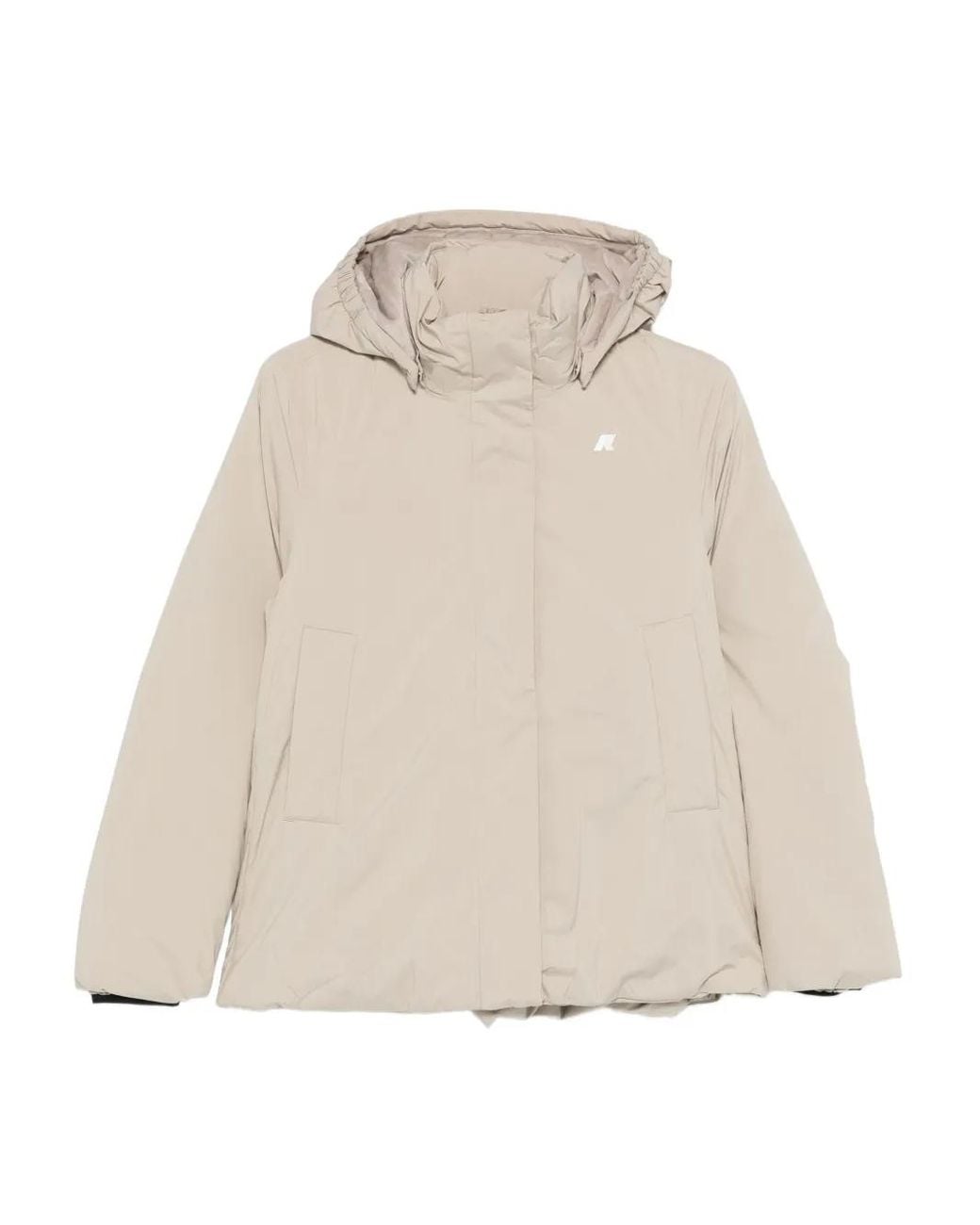 K-Way Natural Hooded Padded Jacket