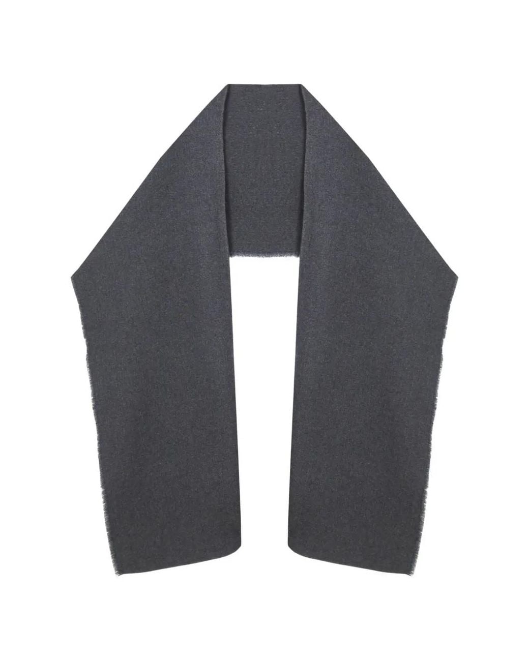 Cortana Blue Nur Frayed Scarf