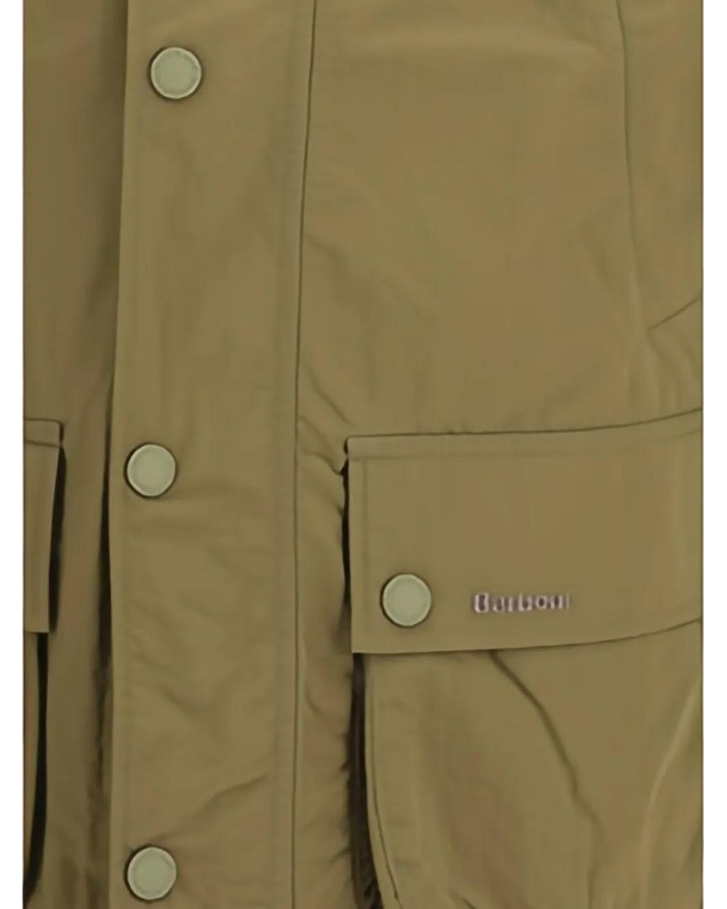 Barbour Green Rain Jacket Ashby for men