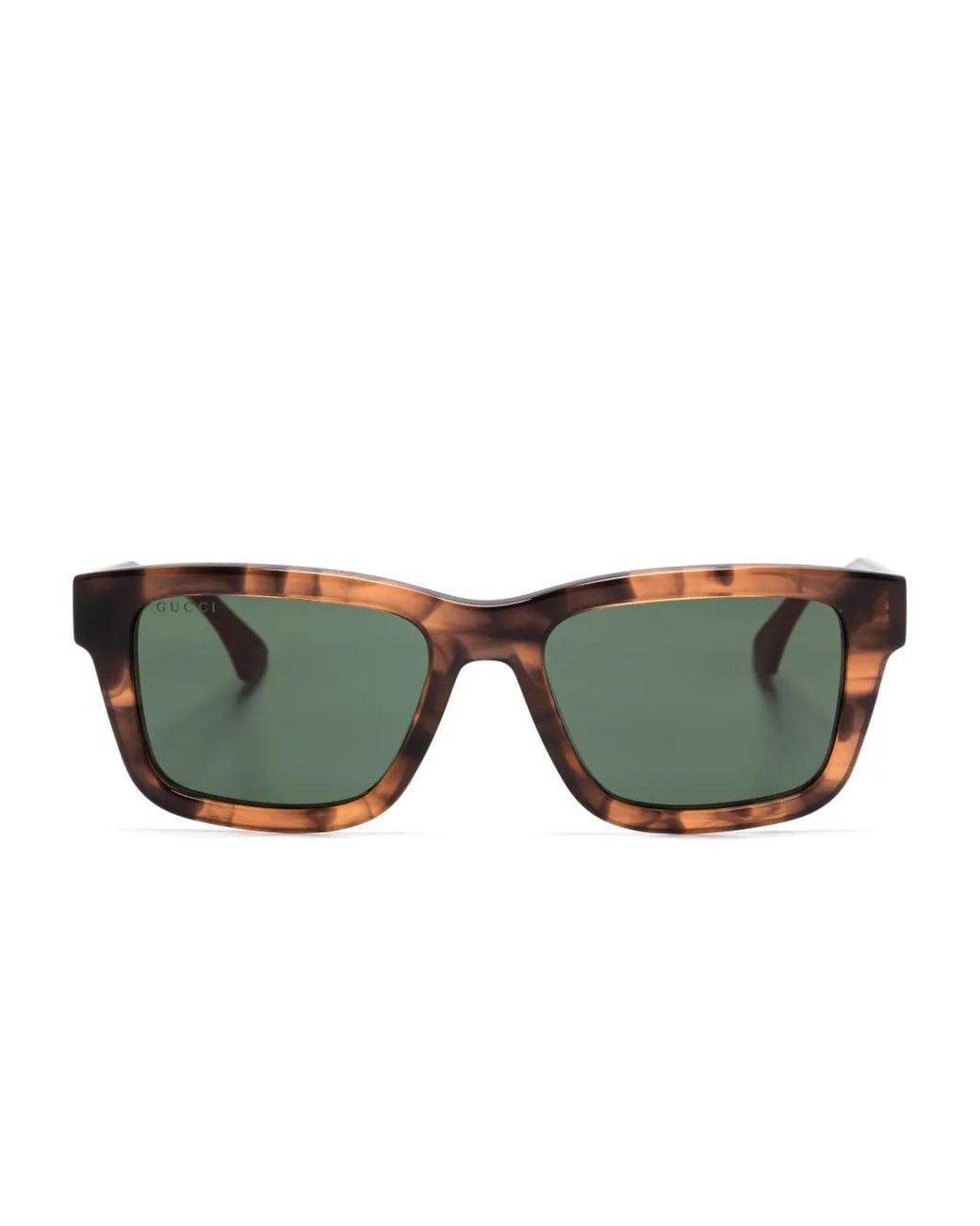 Gucci Green Square-Frame Sunglasses for men