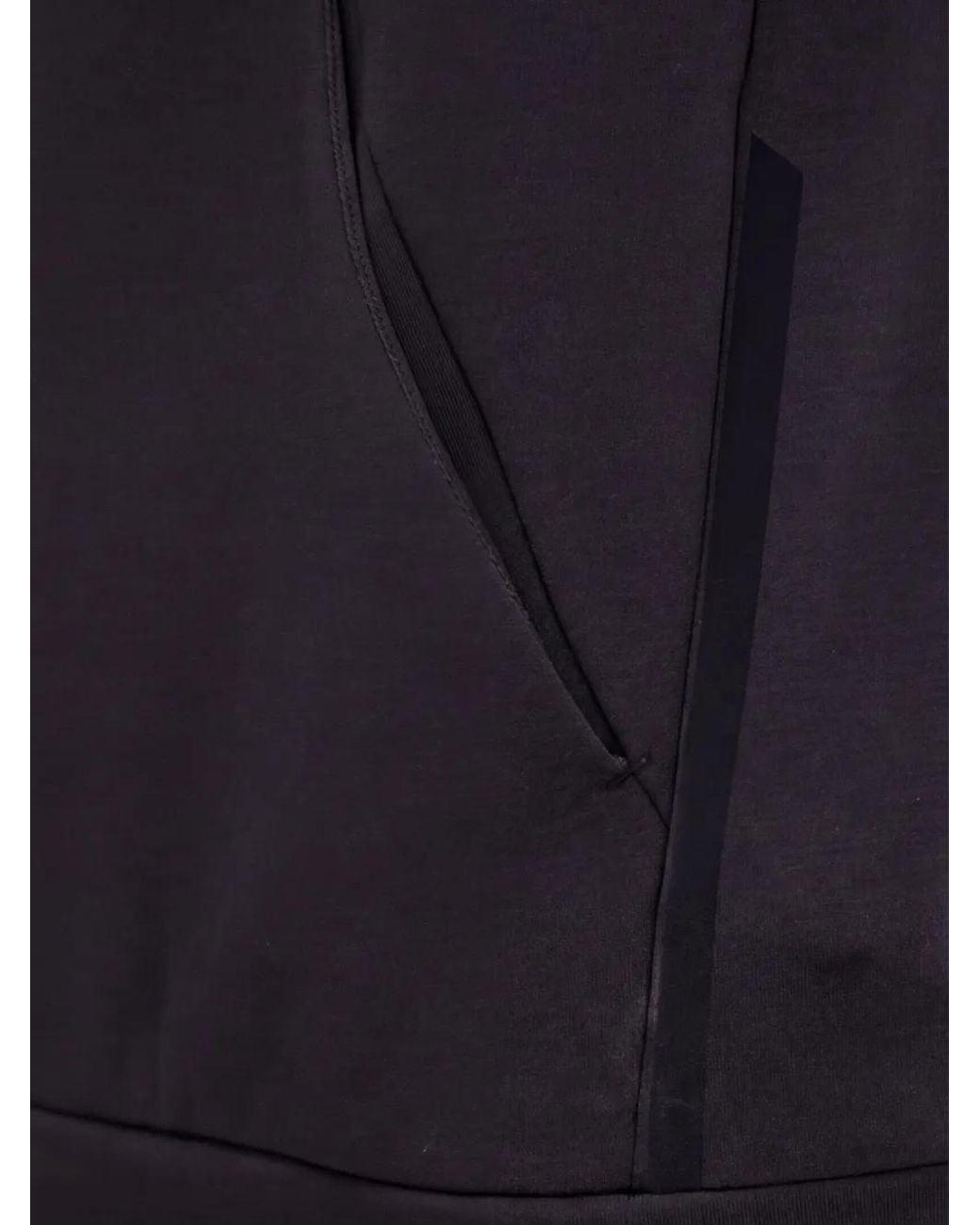 Adidas Blue Designed For Training Logo-Detail Hoodie for men