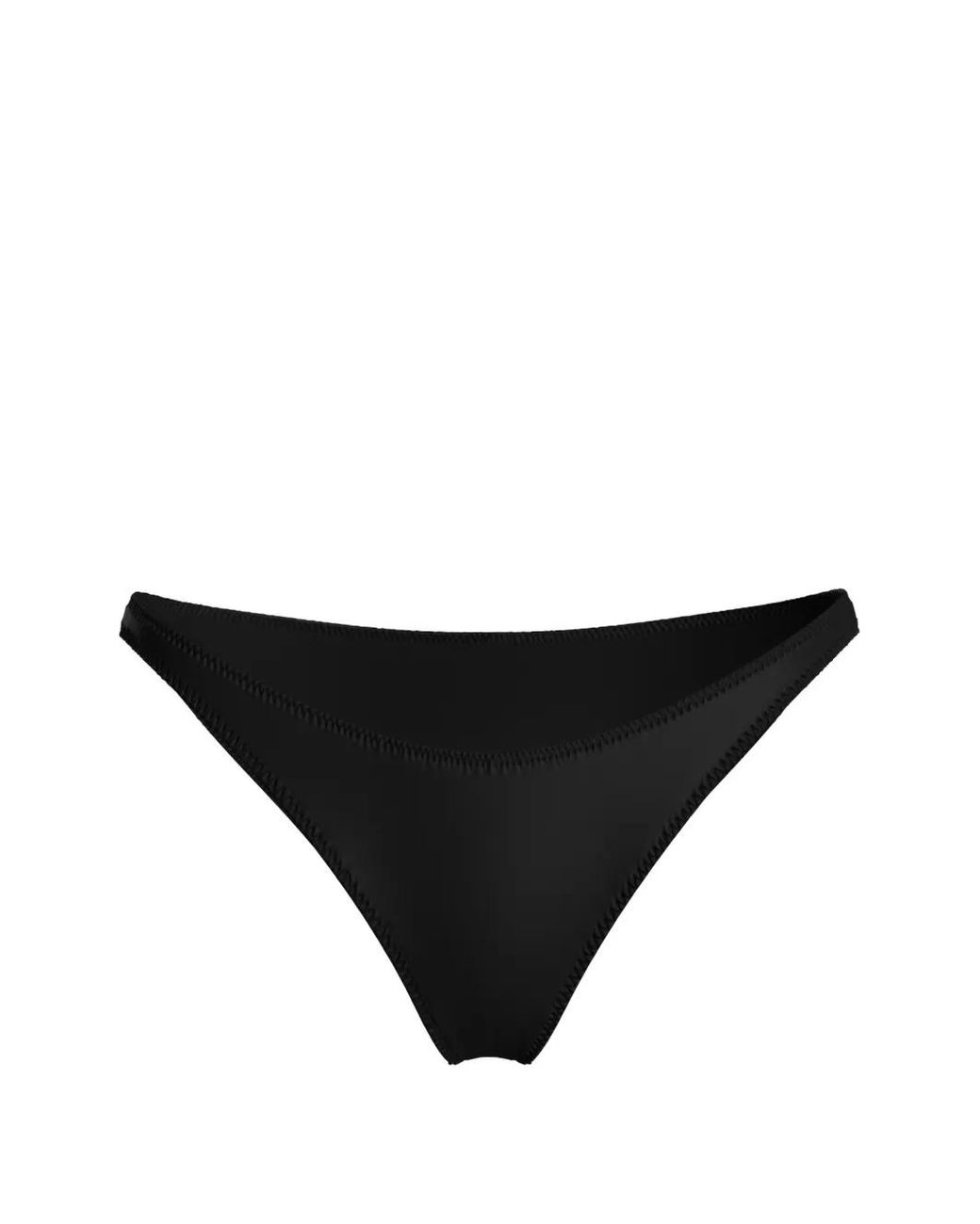Scandale Black Dédicace Embroidered Satin Briefs