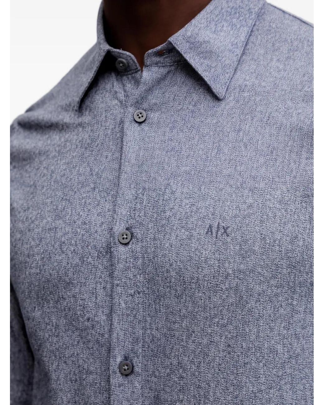 ARMANI EXCHANGE Gray Buttoned Shirt for men