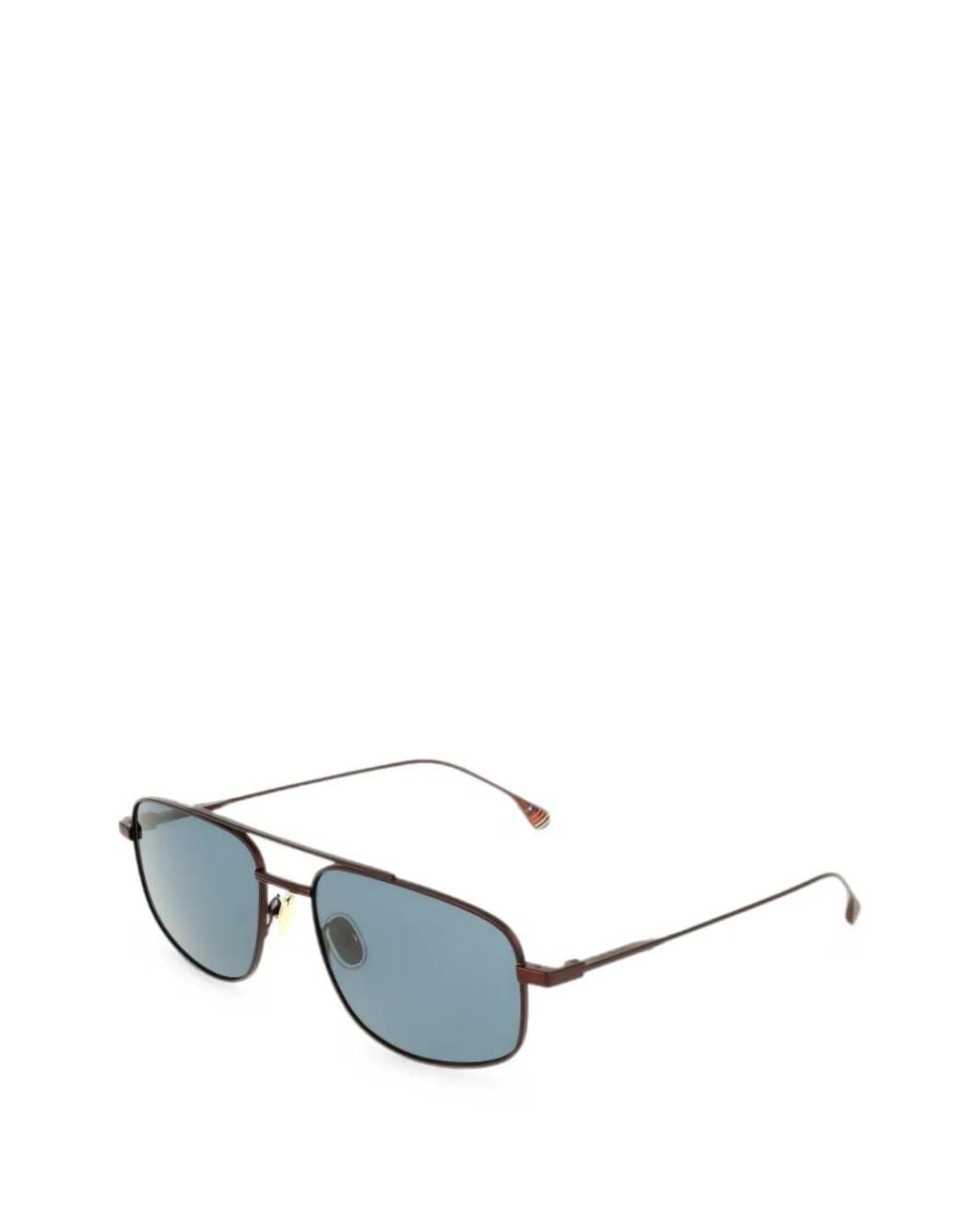 Paul Smith Blue Purley Rectangle-Frame Sunglasses for men