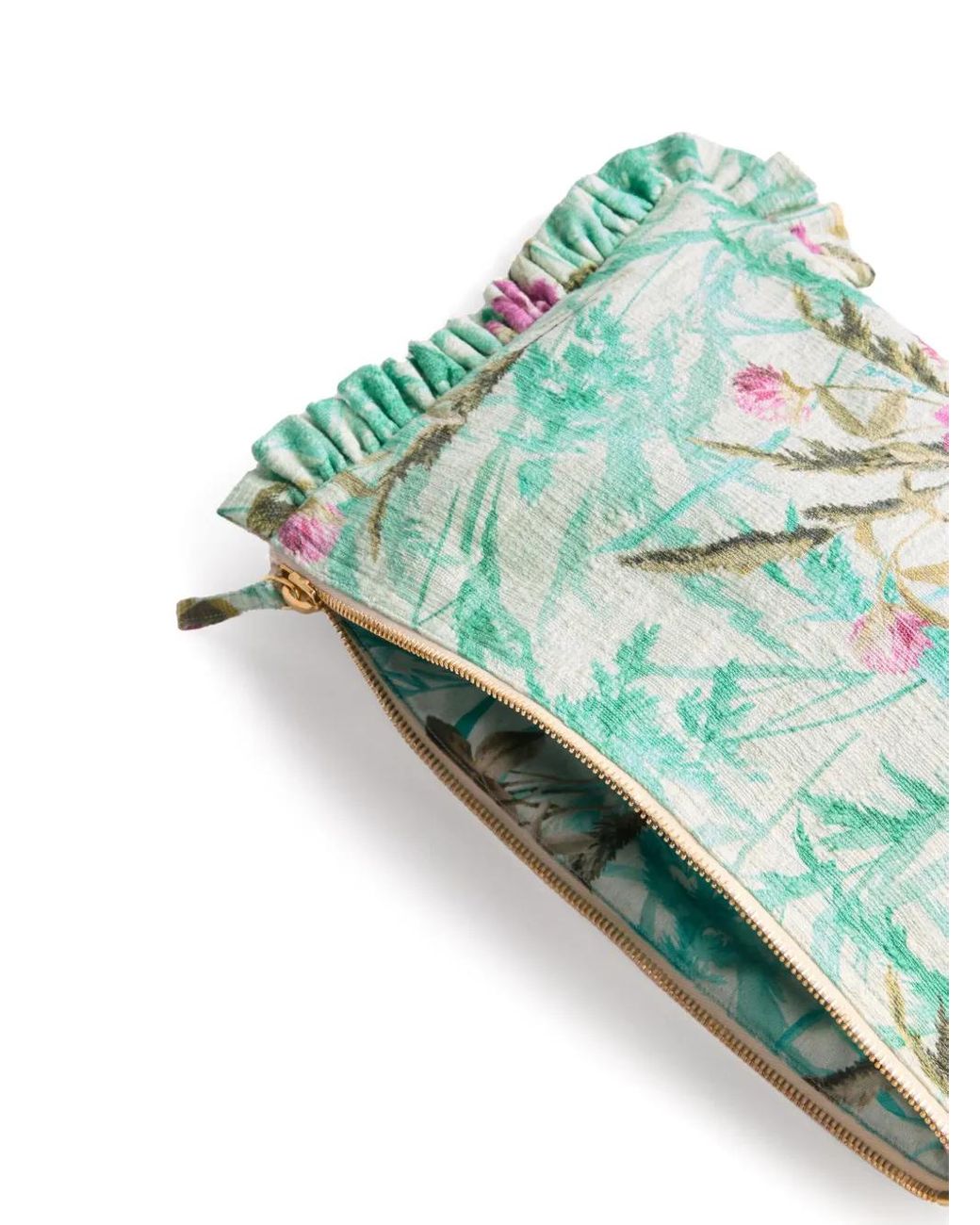 Clutch A Fiori di LaDoubleJ in Green