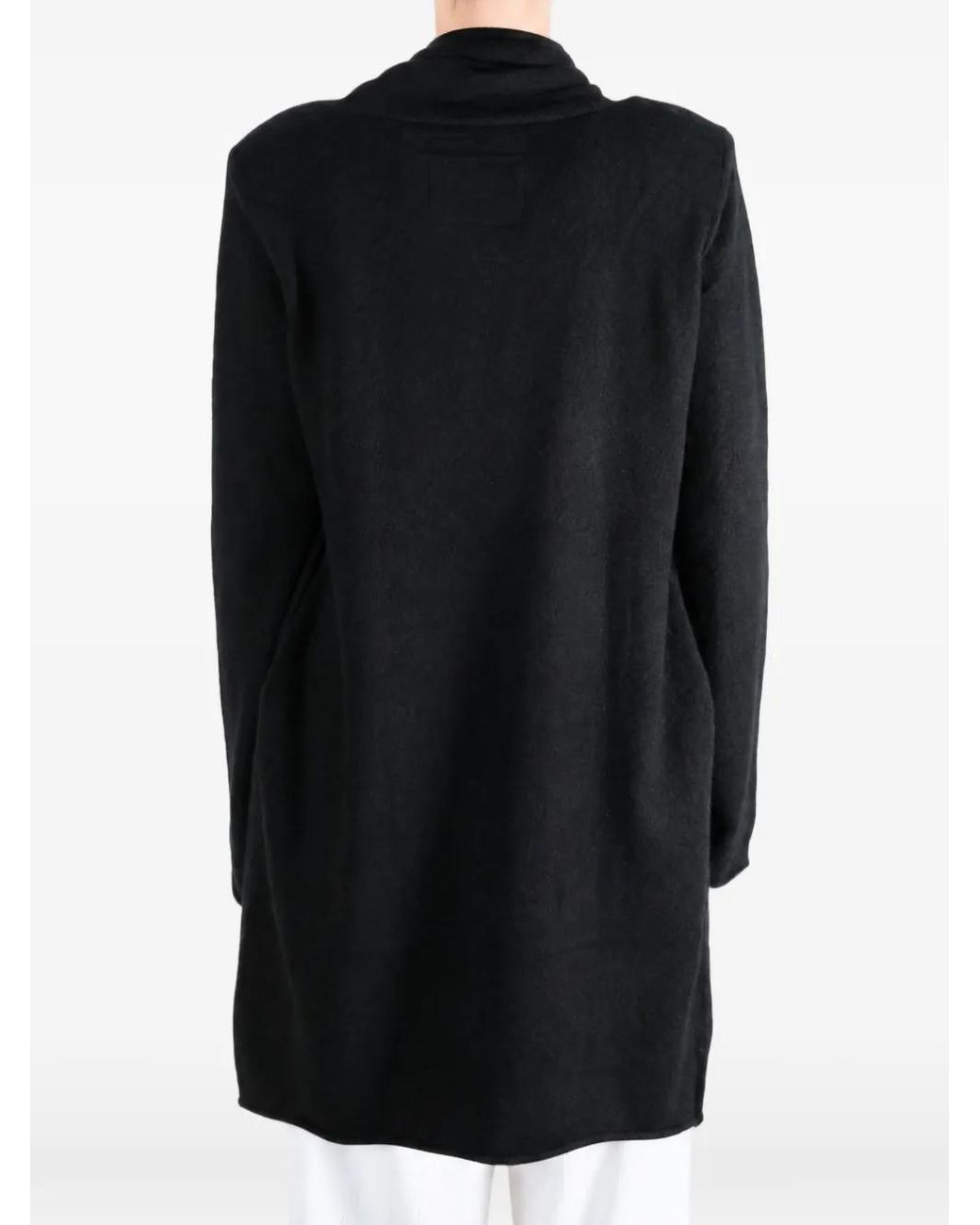 Frenckenberger Black Shawl-Collar Cardigan