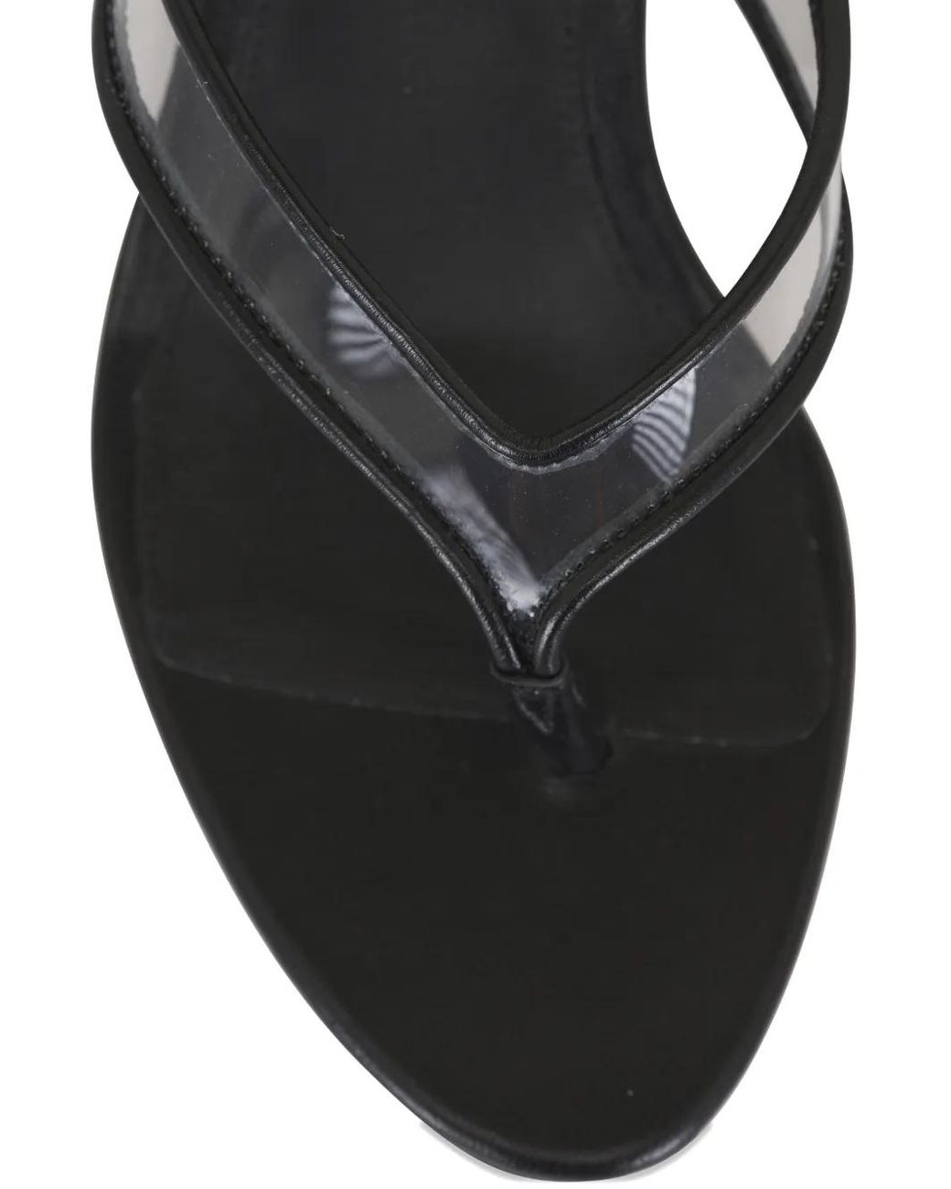 Veronica Beard Black Clea Wedge-Heel Thong-Strap Sandals