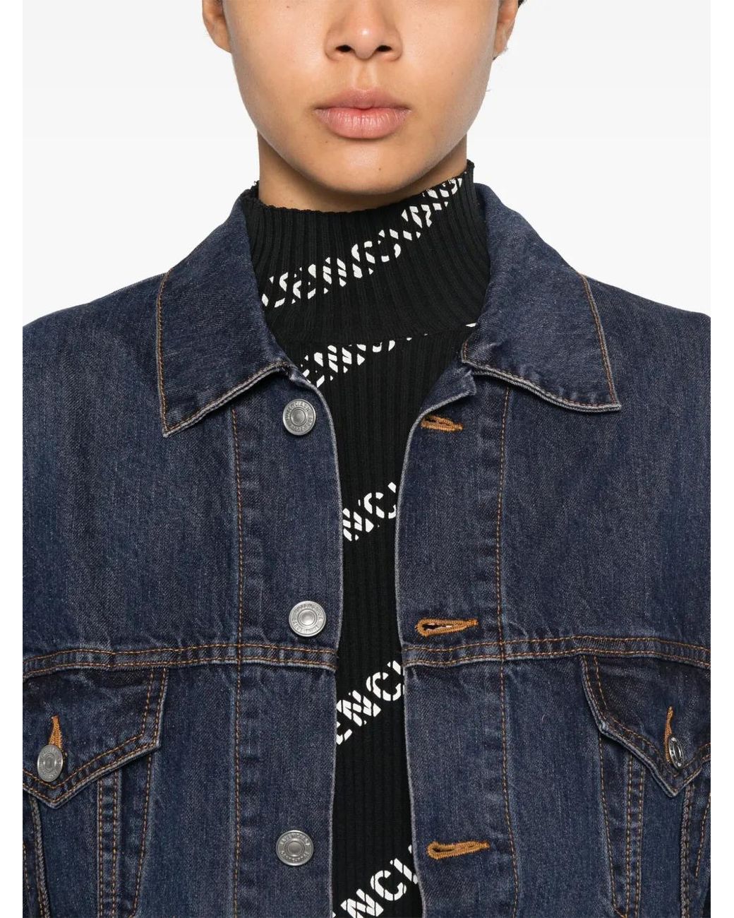 Balenciaga Blue Hourglass Jacket