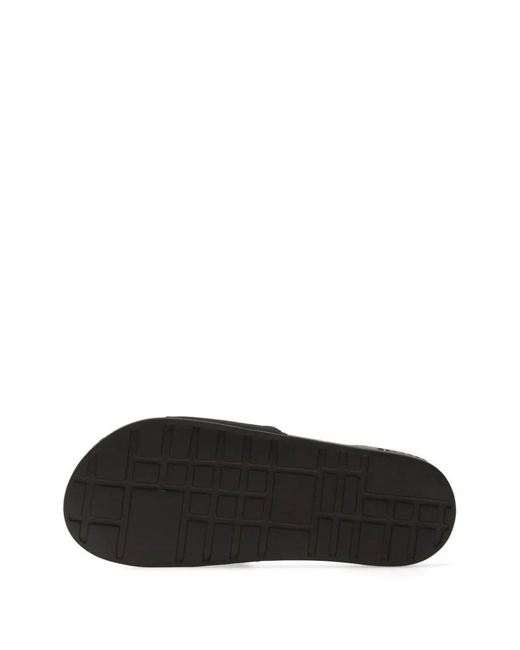Calvin Klein Black Logo-Embroidered Slides