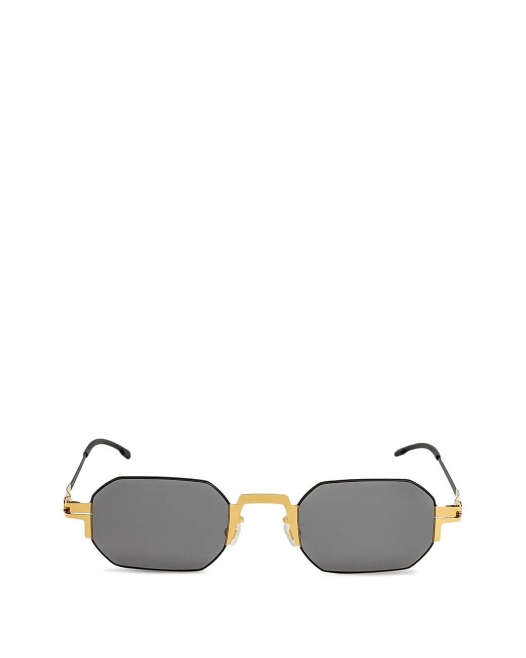 Mykita White Studio 15.1 Geometric-Frame Sunglasses