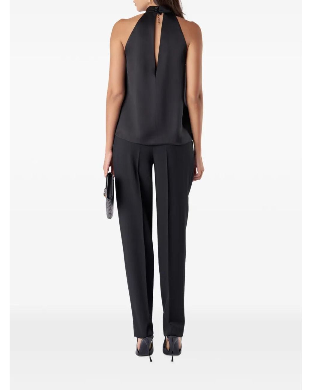 Top Con Cuello Halter Il Volo de color Black