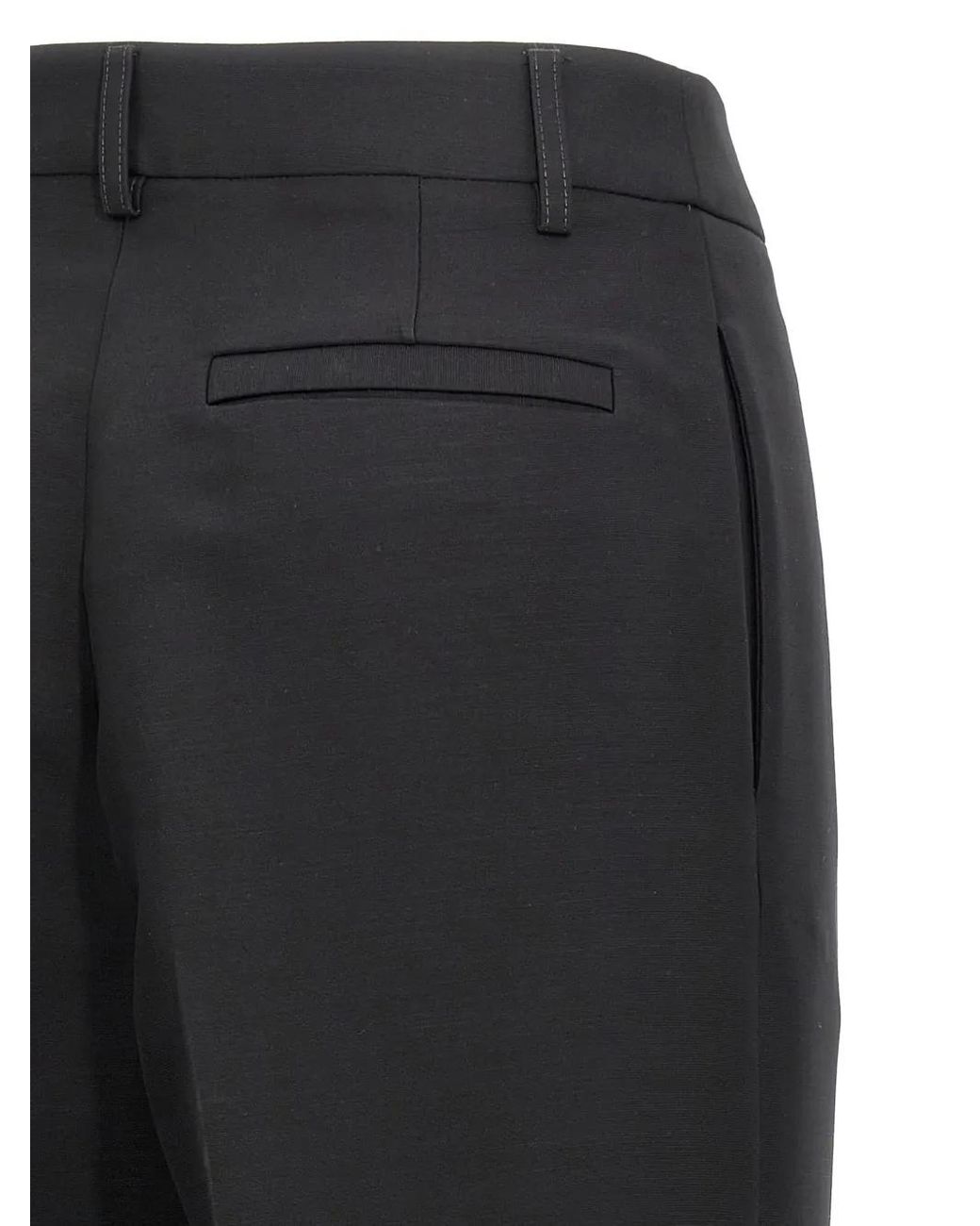 Ferragamo Black Stretched Trousers