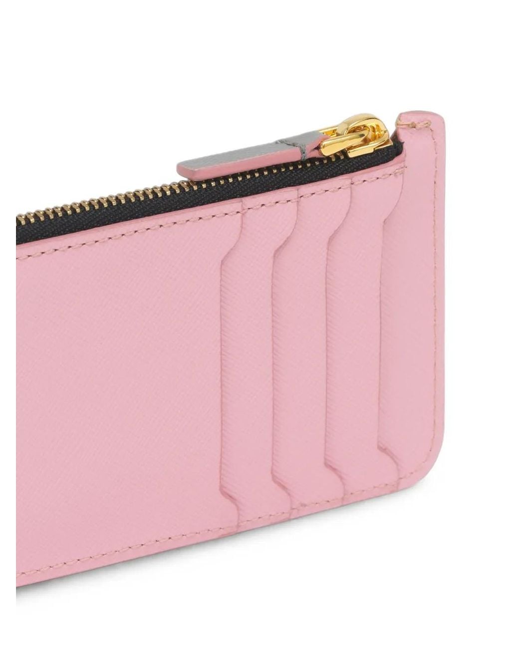 Marni Gray Saffiano Leather Cardholder