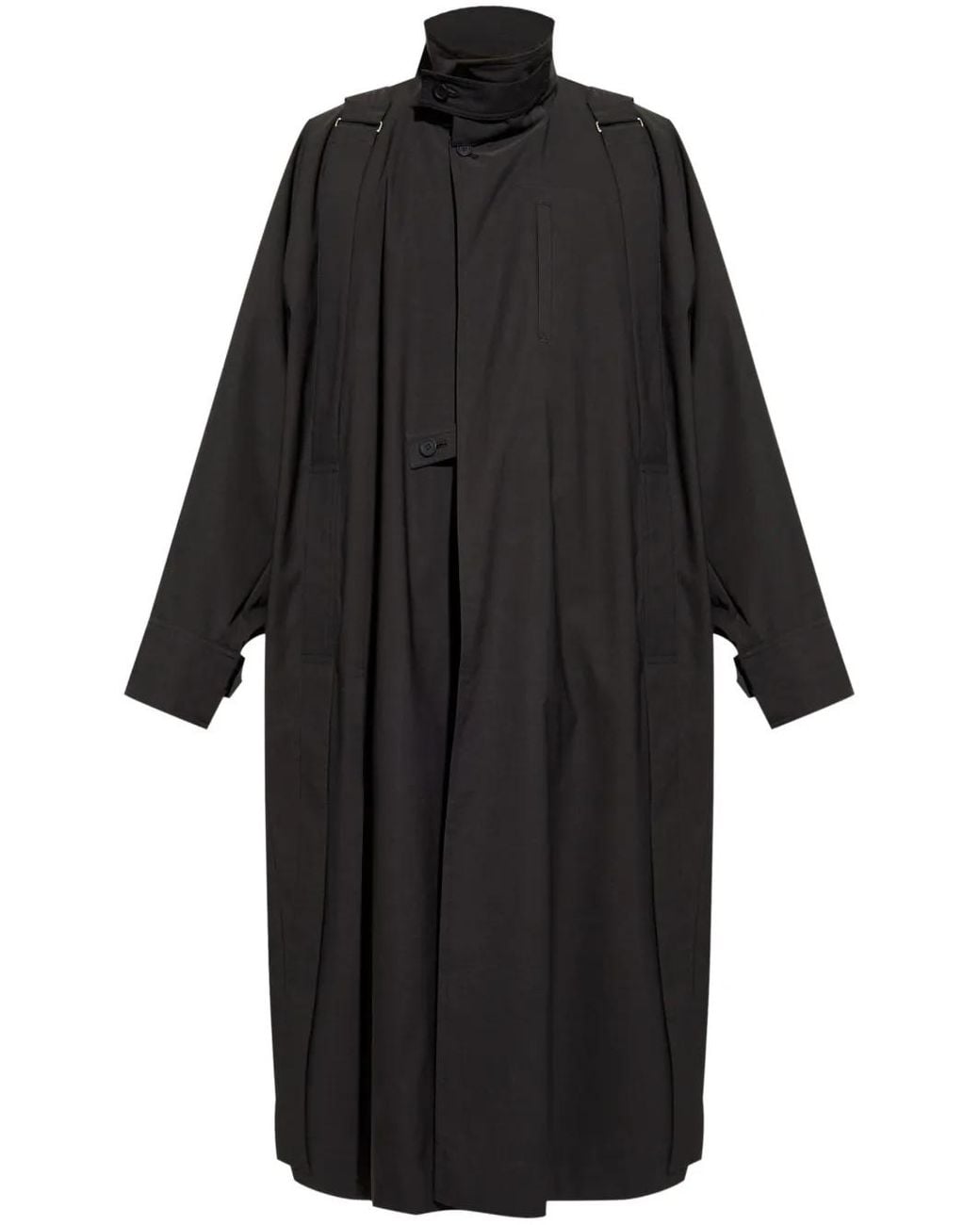 Homme Plissé Issey Miyake Parachute Coat in Black for Men | Lyst UK