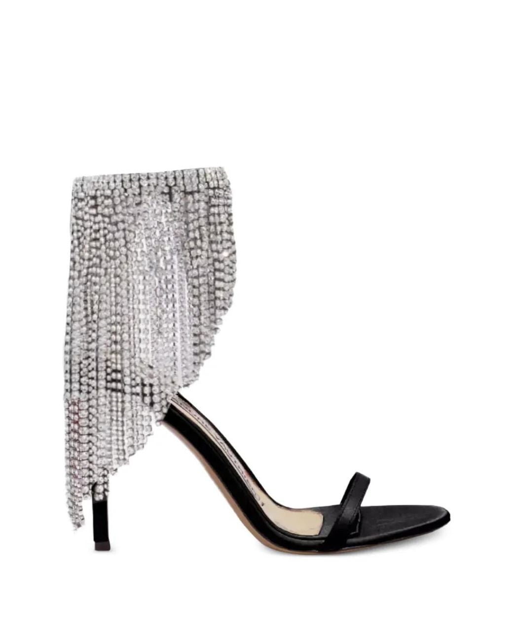 Alexandre Vauthier Black Open-Toe Sandals