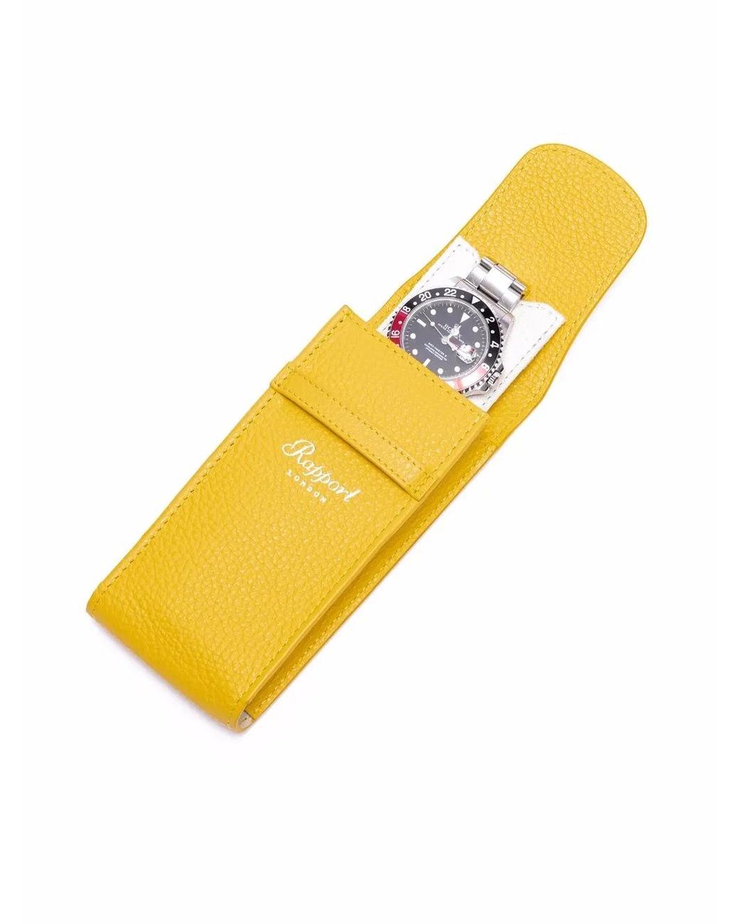 Rapport Yellow Portobello Logo Watch Case