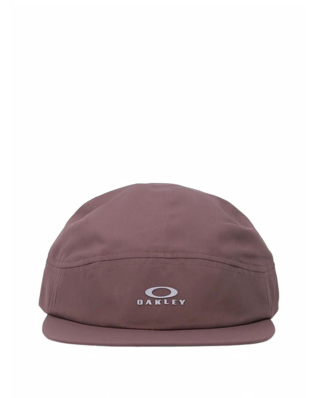Oakley Purple Latitude Logo-Print Panelled Cap for men
