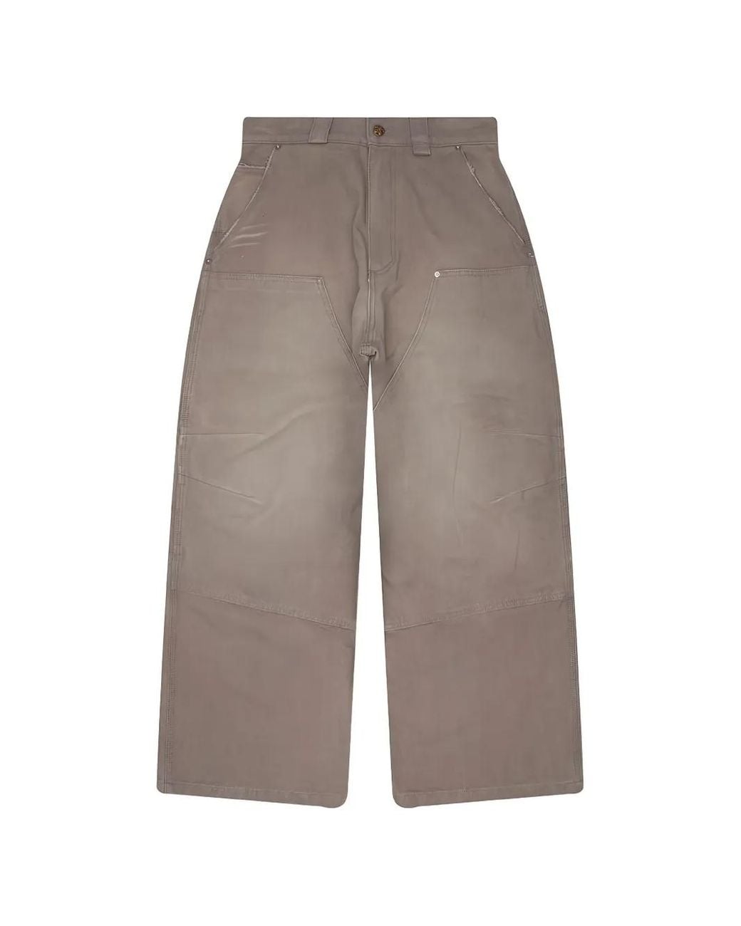 Willy Chavarria Gray Pantalon Stockton À Coupe Ample for men