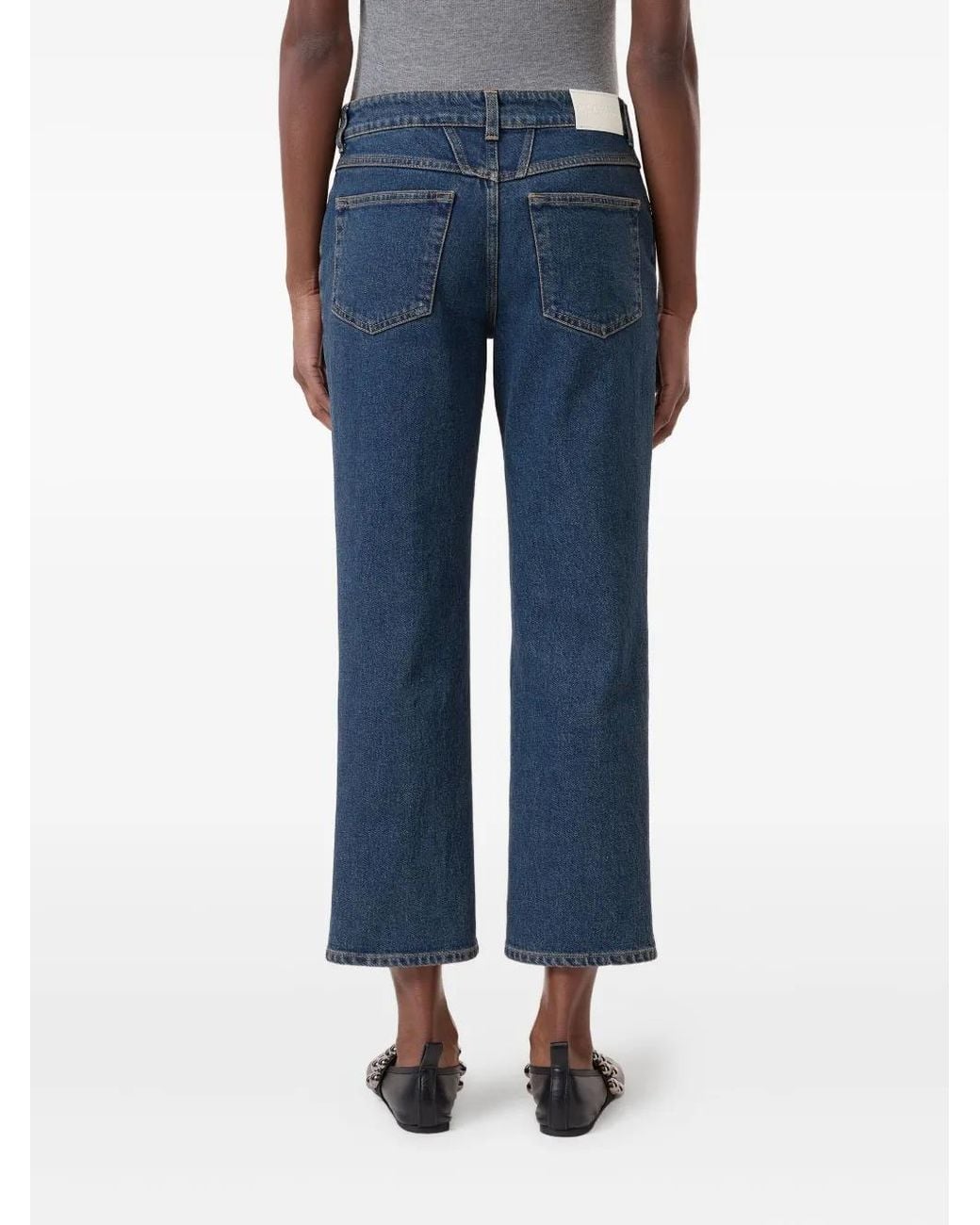 Closed Blue Logo-Patch Jeans