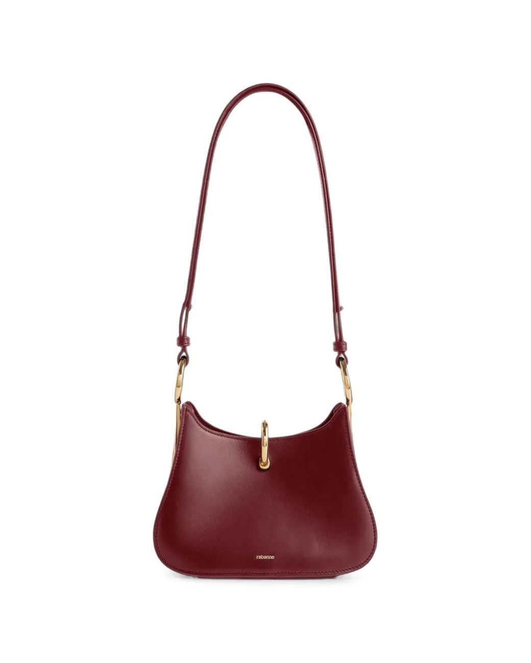 Rabanne Red Kleine Ring Schultertasche