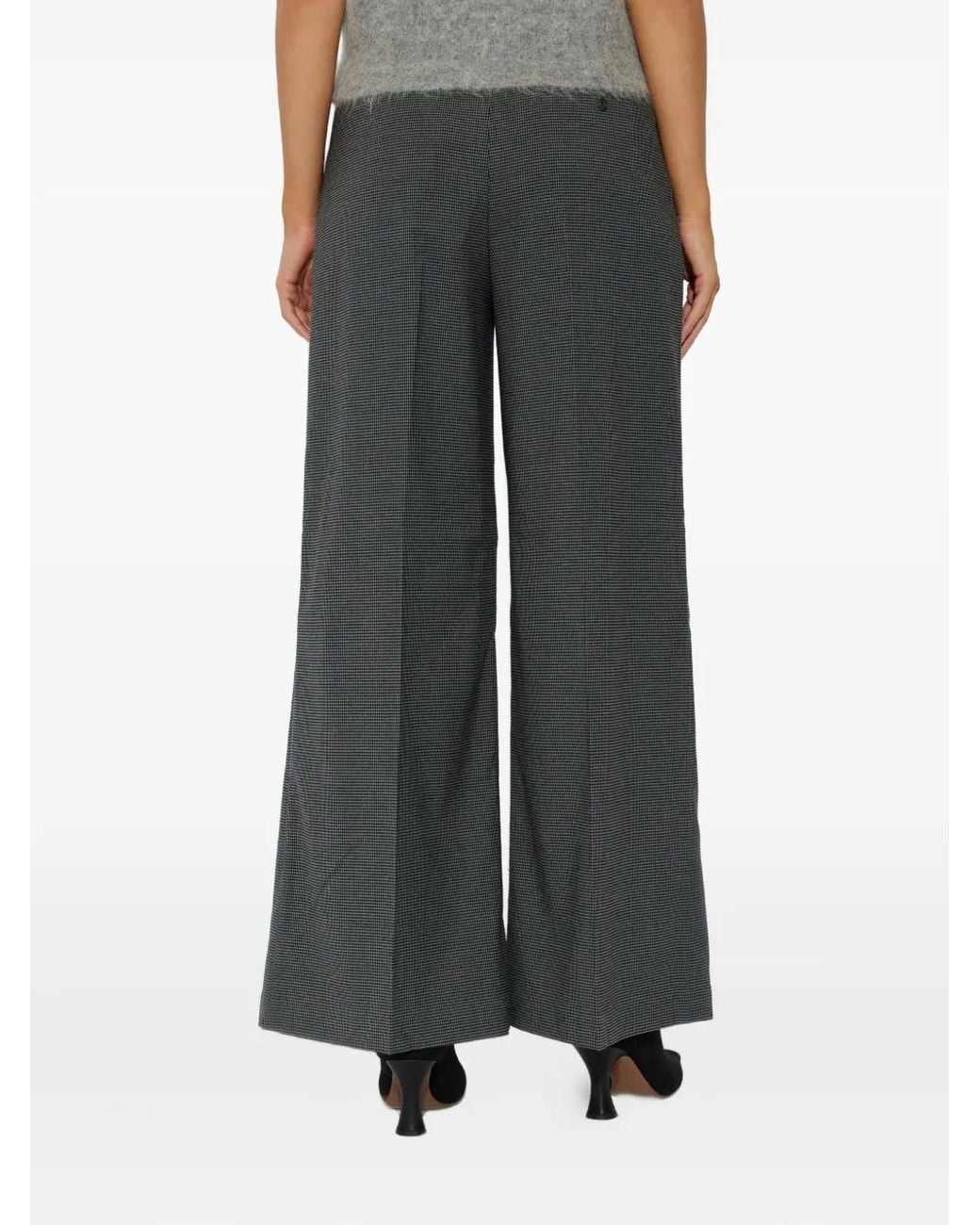 Munthe Gray Houndstooth Trousers