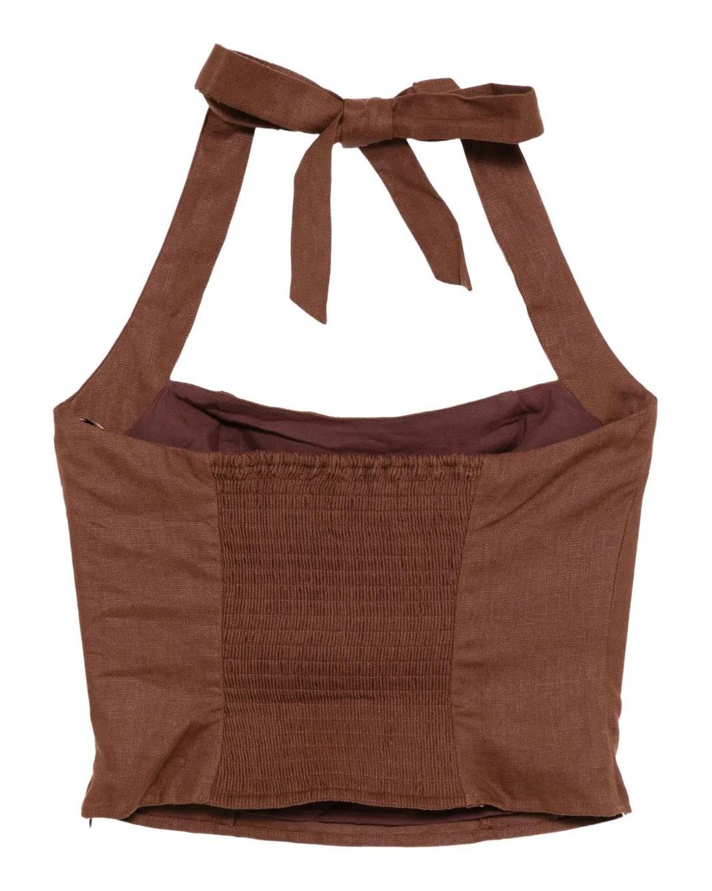Reformation Brown Malika Top