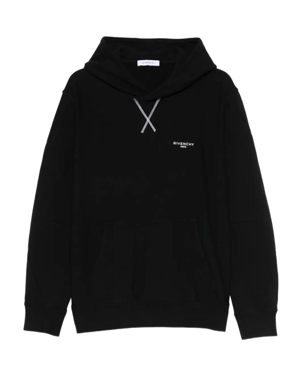 Givenchy Black Couture Seam Hoodie for men