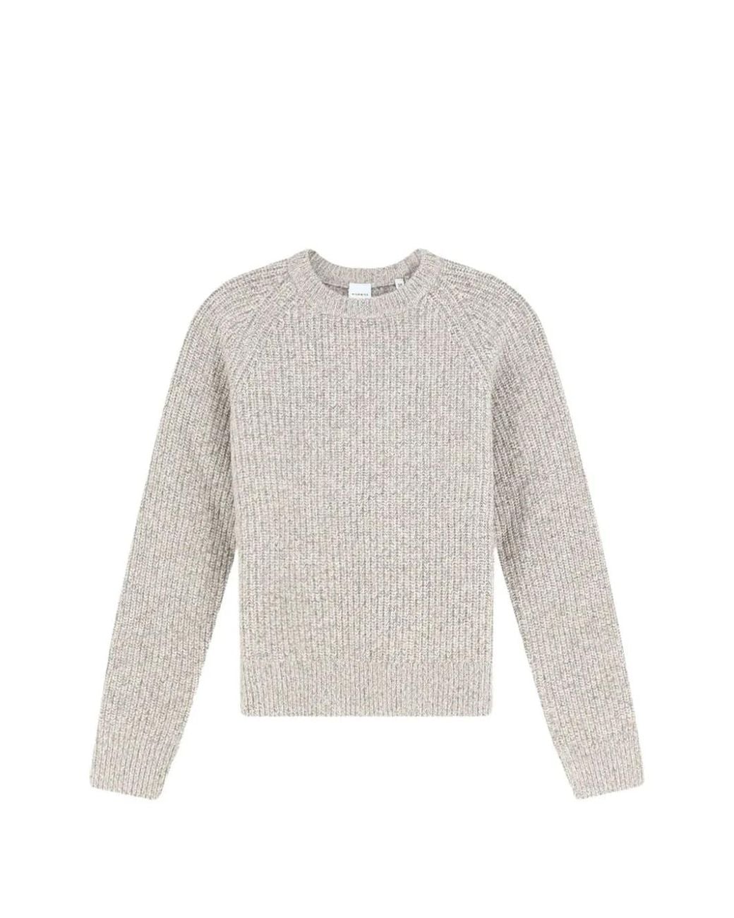 Aspesi White Ribbed-Knit Raglan-Sleeve Jumper