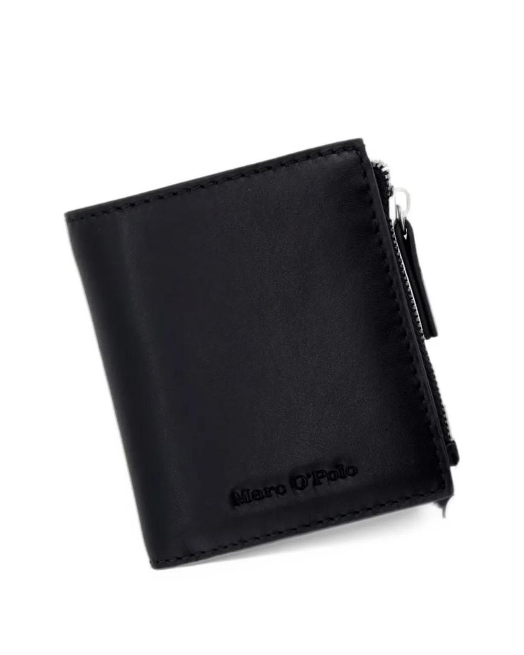 Marc O' Polo Black Maxim Logo Bi-Fold Wallet for men