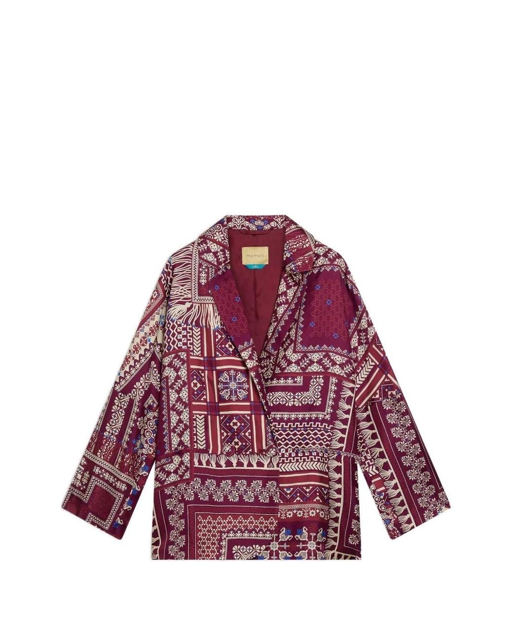 Momoní Red Sandia Bis Double-Breasted Jacket