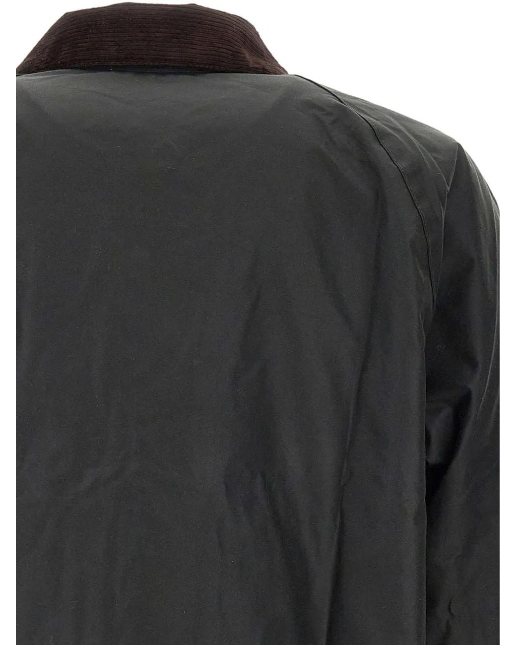 Barbour Black Transport Waxed Jacket for men
