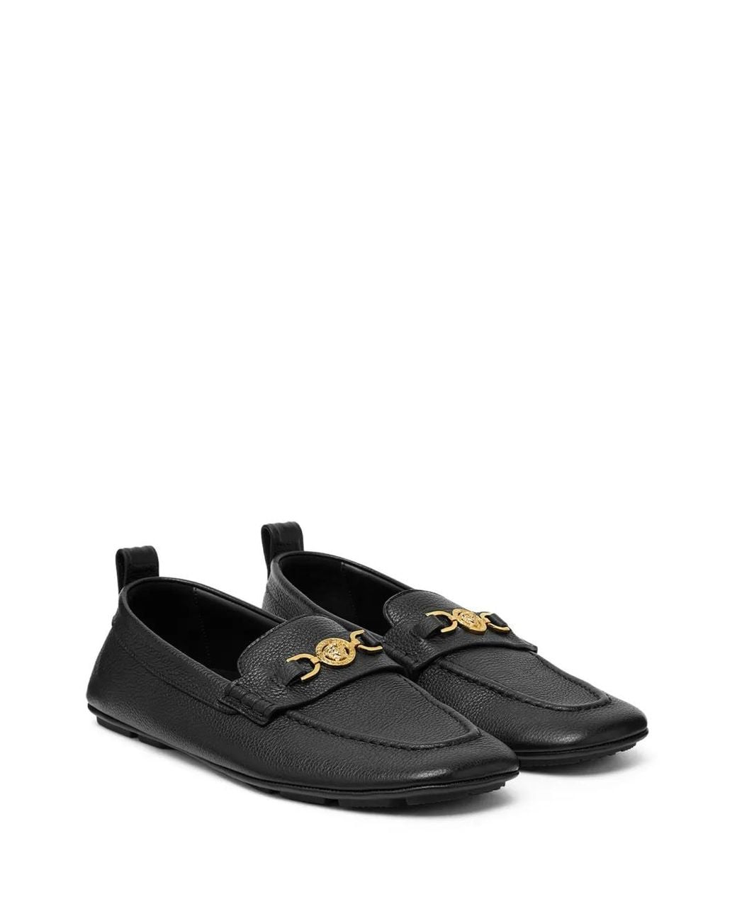 Versace Black Villa Loafers for men