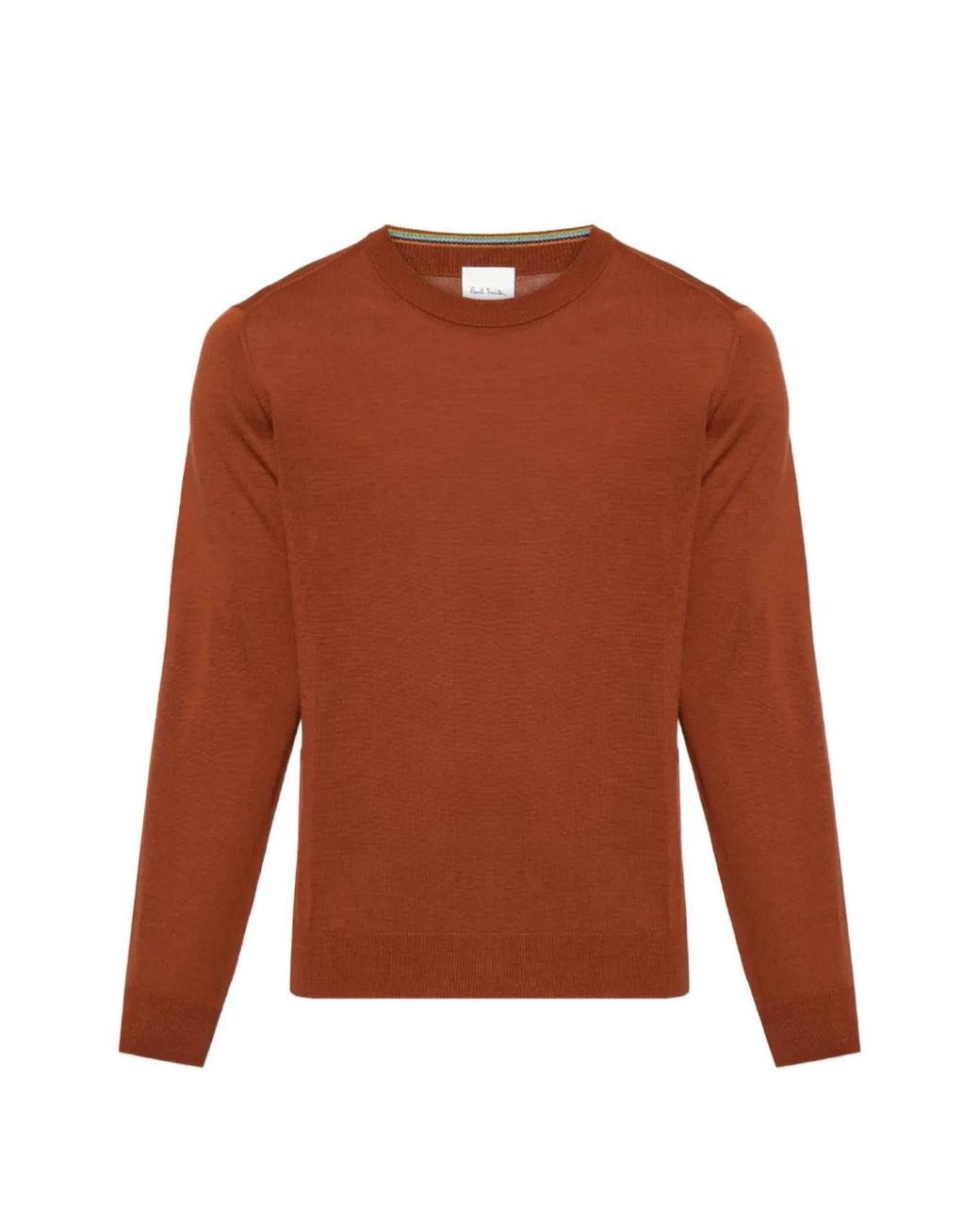 Paul Smith Brown Washable Merino Wool Sweater for men