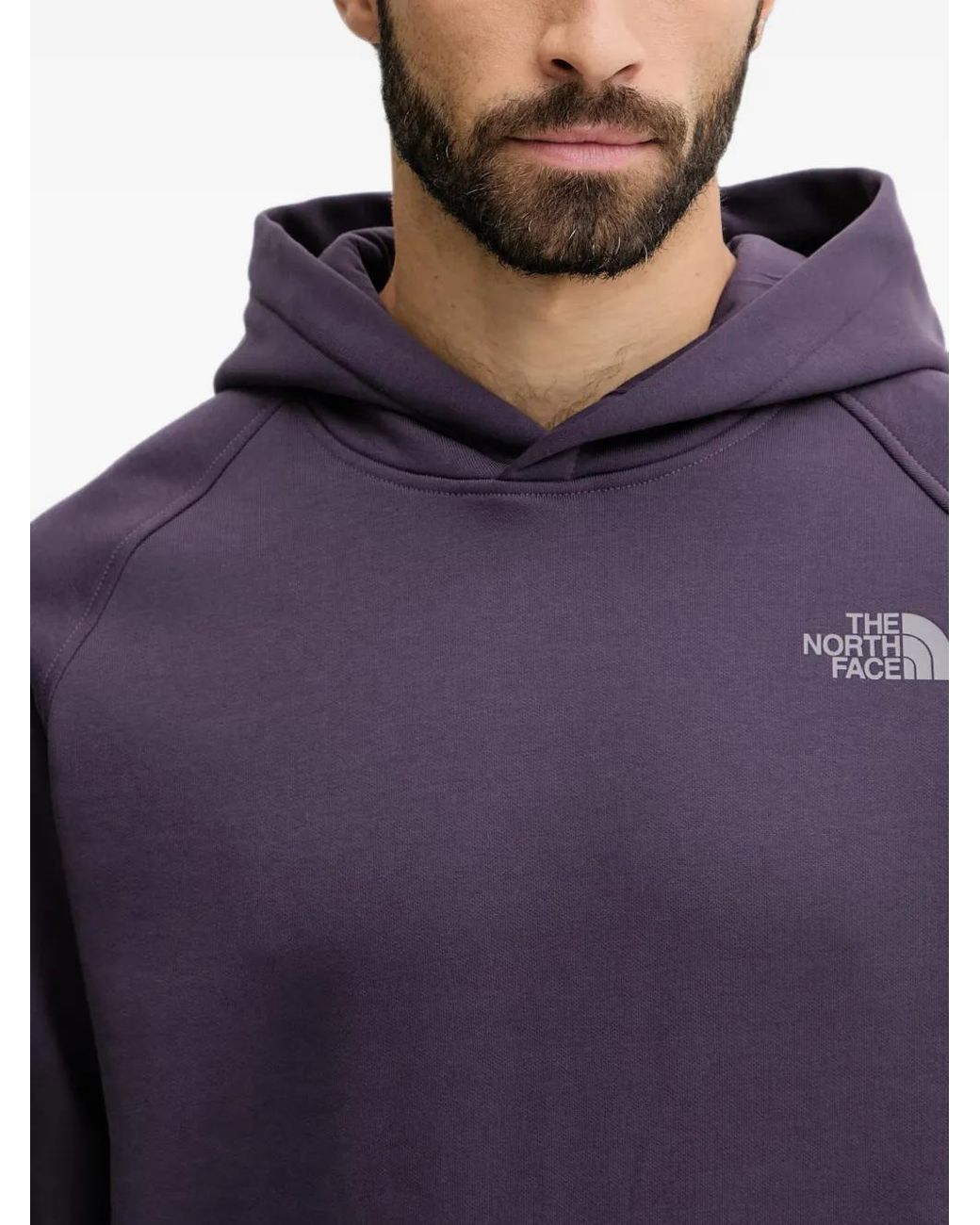 The North Face Purple Raglan Nse Box Hoodie for men